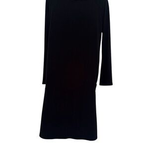 Moda International Elegant Black Dress, Sz M $169